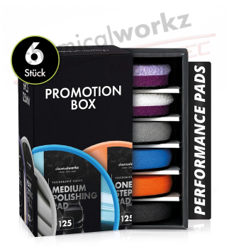 chemicalworkz Performance Pads Promotion Box 6tlg. 125mm